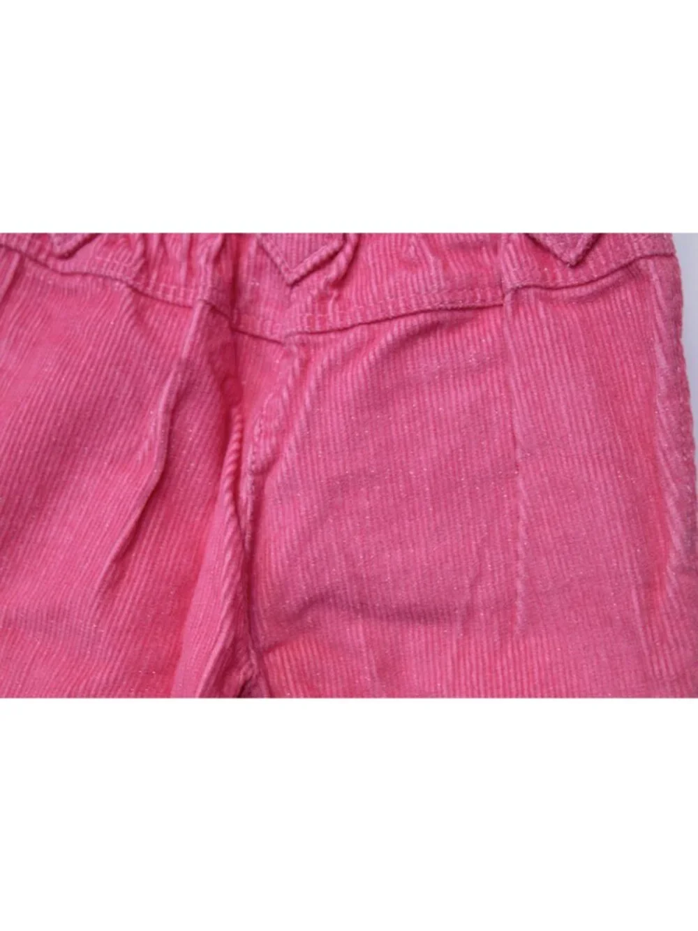 2007 Gymboree Cupcake Cutie sz 12-18m Pink Sparkle Corduroy Pants Embroidered